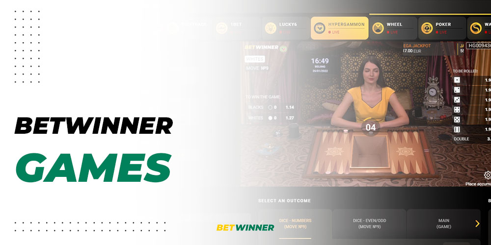 Betwinner login provides a variety of different online games.